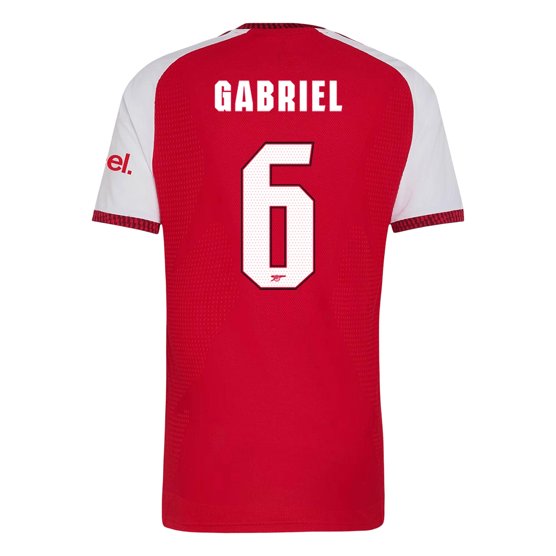 Arsenal Home Soccer Jersey 2026/27 – GABRIEL #6 – UCL (Player Version)