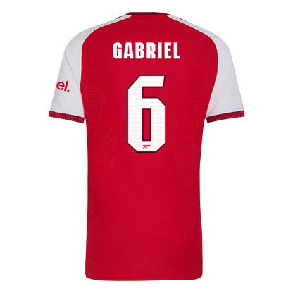 Arsenal Home Soccer Jersey 2026/27 – GABRIEL #6 – UCL (Player Version)