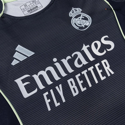 Real Madrid Kids Away Soccer Kit 2025/26 Navy [PREMIUM]