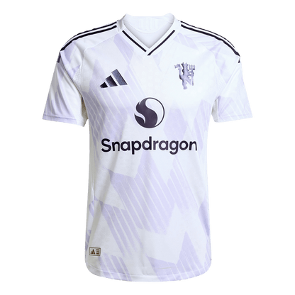 Manchester United Mens Away Soccer Jersey 2025/26 White - Player Version