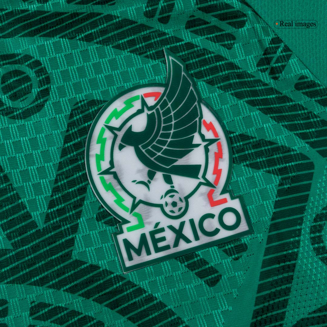 Mexico Mens Home Soccer Jersey World Cup 2026 Green - Player Version