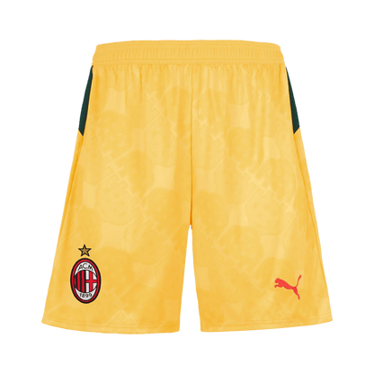 AC Milan Mens Third Away Soccer Kit 2025/26 Yellow