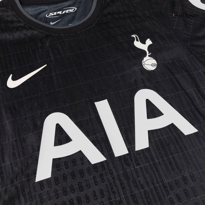 Tottenham Hotspur Mens Away Soccer Jersey 2025/26 Black - Player Version