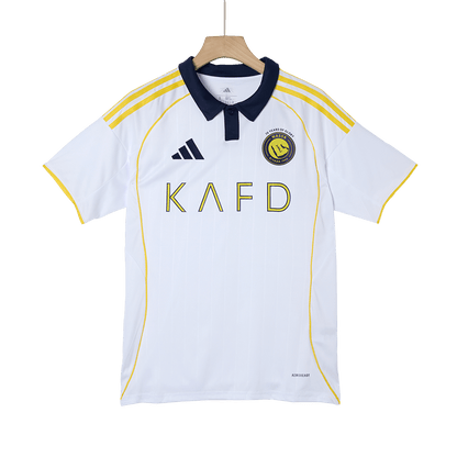 RONALDO #7 Al Nassr Mens Third Away Soccer Jersey 2025/26 White