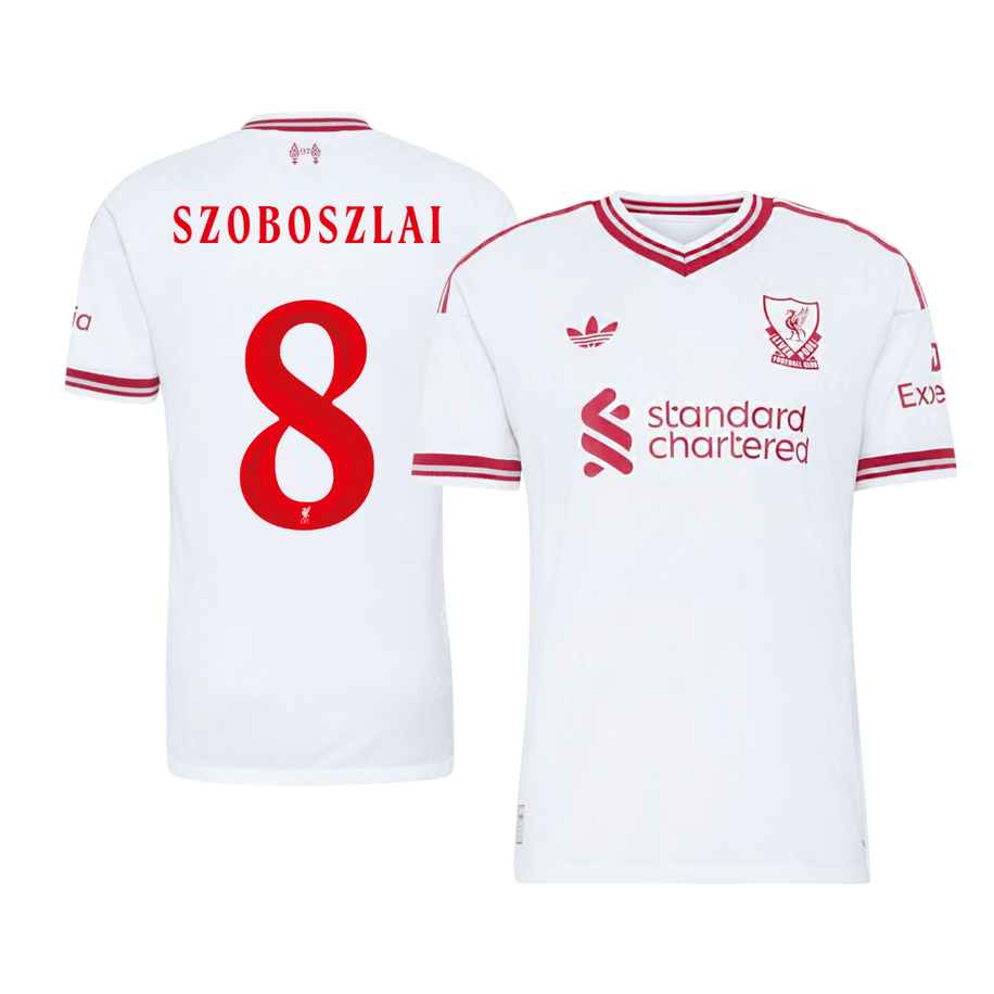 Liverpool Away Soccer Jersey 2026/27 – SZOBOSZLAI #8 – UCL (Player Version)