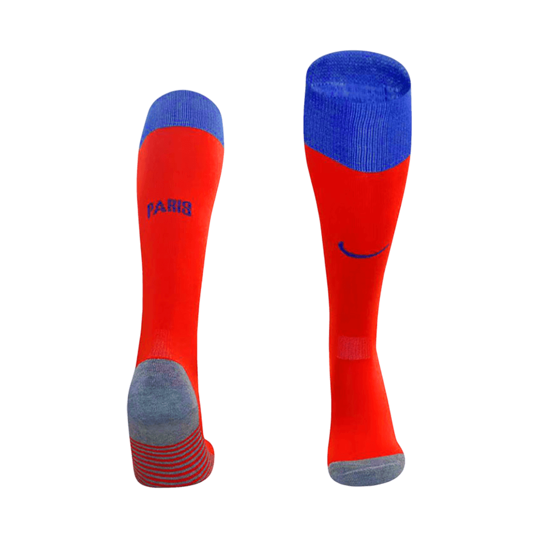 PSG Mens Third Away Soccer Socks 2025/26 Red [PREMIUM]