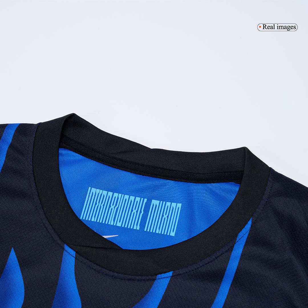 DUMFRIES #2 Inter Milan Mens Home Soccer Jersey 2025/26 Blue&Black