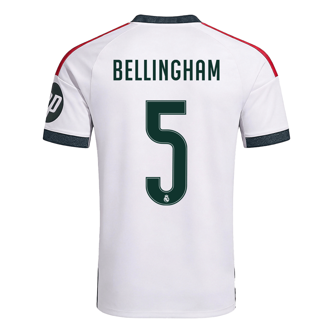Real Madrid Home Soccer Jersey 2026/27 – BELLINGHAM #5
