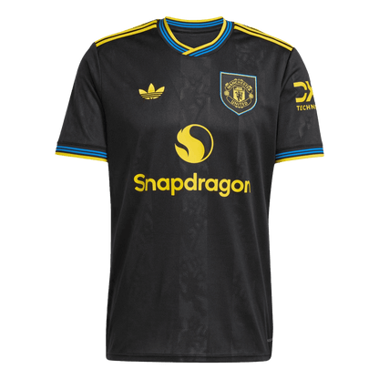 Manchester United Mens Third Away Soccer Jersey 2025/26 Black