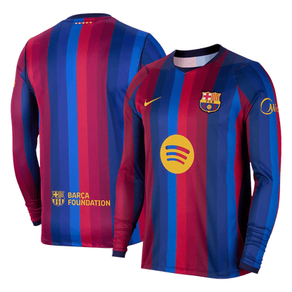Barcelona Home Long Sleeve Soccer Jersey 2026/27