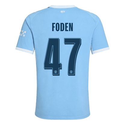 Manchester City Home Soccer Jersey 2026/27 – FODEN #47 – UCL (Player Version)