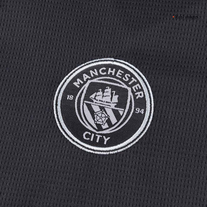 Manchester City Kids Away Soccer Full Set 2025/26 Black