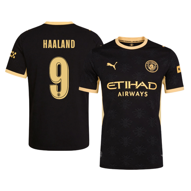 Manchester City Away Soccer Jersey 2026/27 – HAALAND #9 – UCL (Player Version)