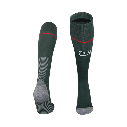 Chelsea Kids Away Soccer Socks 2025/26 Green [PREMIUM]