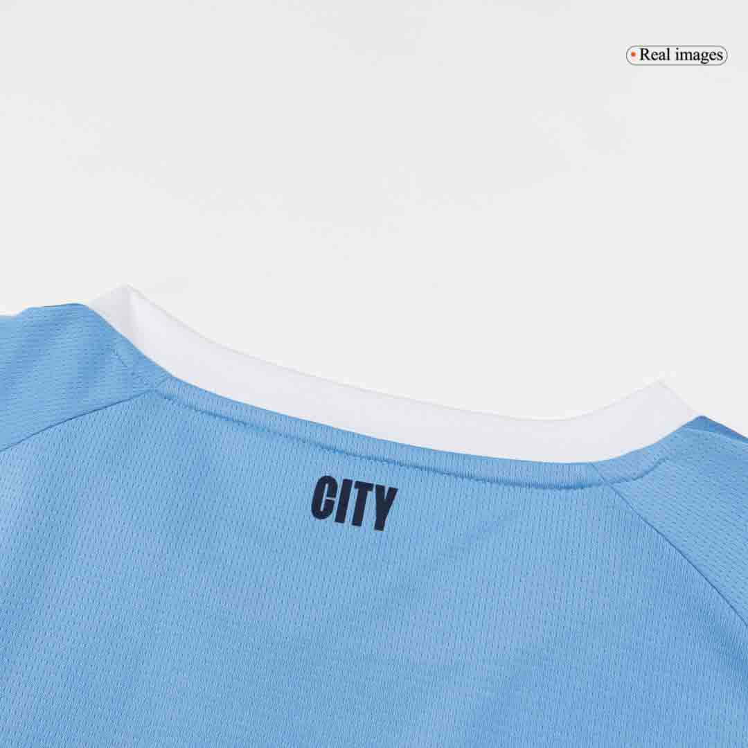 REIJNDERS #4 Manchester City Mens Home Soccer Jersey 2025/26 Blue [PREMIUM]