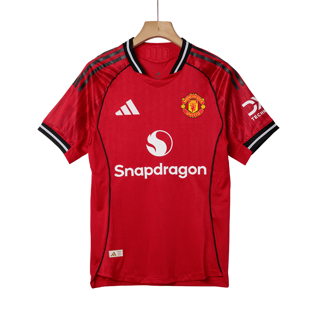 Manchester United Mens Home Soccer Jersey 2025/26 Red - Player Version