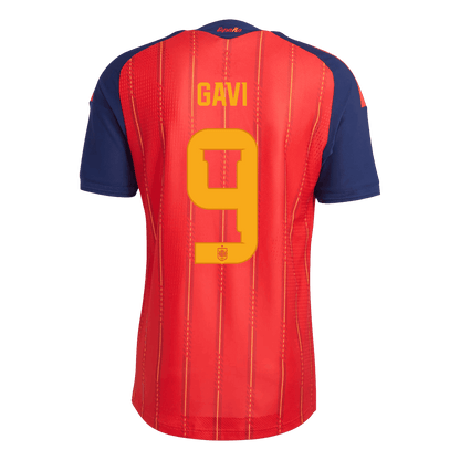 [Champion Edition] Spain Home Soccer Jersey World Cup 2026 – GAVI #9 (Player Version)