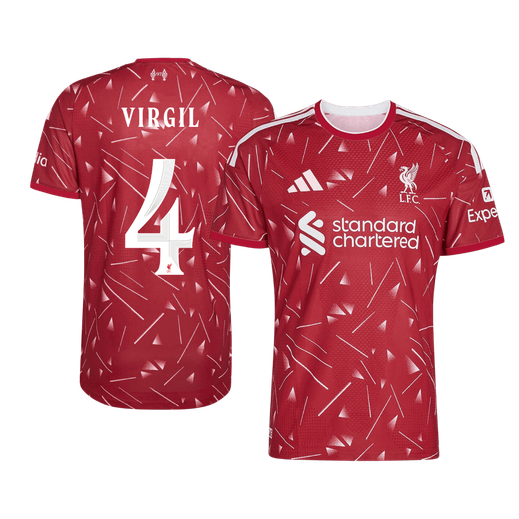 Liverpool Home Soccer Jersey 2026/27 – VIRGIL #4 – UCL (Player Version)