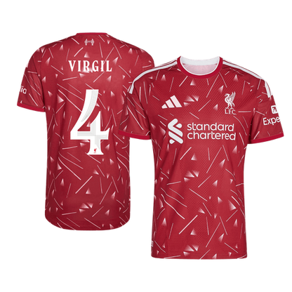 Liverpool Home Soccer Jersey 2026/27 – VIRGIL #4 – UCL (Player Version)