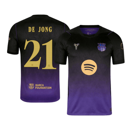 Barcelona Away Soccer Jersey 2026/27 – DE JONG #21 – UCL (Player Version)