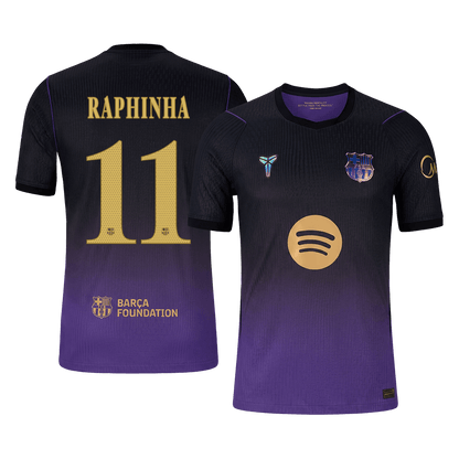 Barcelona Away Soccer Jersey 2026/27 – RAPHINHA #11 – UCL (Player Version)