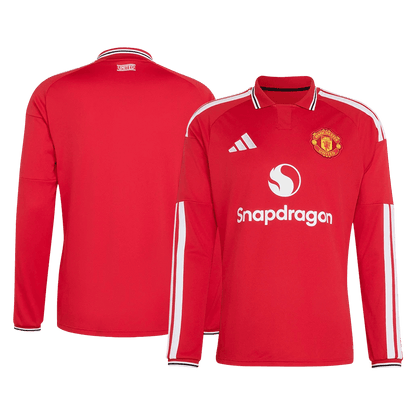 Manchester United Home Long Sleeve Soccer Jersey 2026/27