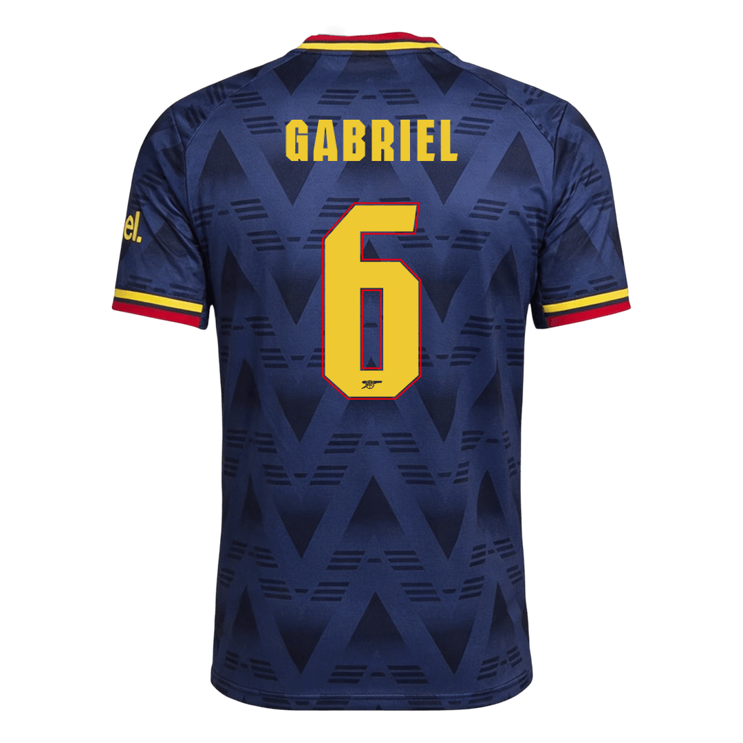 Arsenal Away Soccer Jersey 2026/27 – GABRIEL #6 – UCL (Player Version)