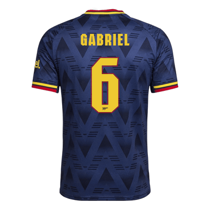 Arsenal Away Soccer Jersey 2026/27 – GABRIEL #6 – UCL (Player Version)