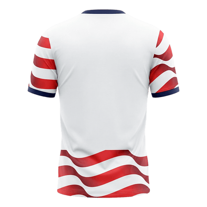 USA Mens Home Soccer Jersey World Cup 2026 Red&White [PREMIUM]