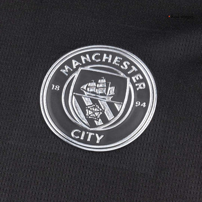 Manchester City Mens Away Soccer Kit 2025/26 Black