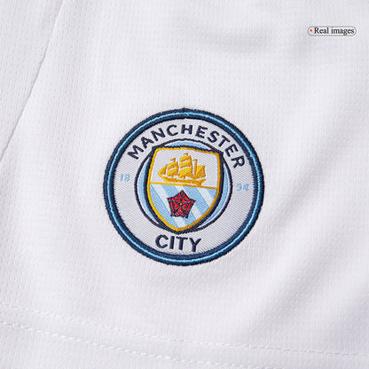 Manchester City Mens Home Soccer Shorts 2025/26 White