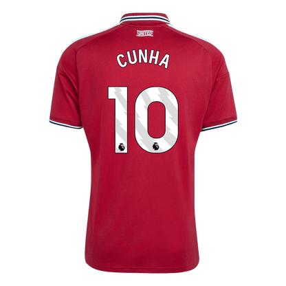 Manchester United Home Soccer Jersey 2026/27 – CUNHA #10