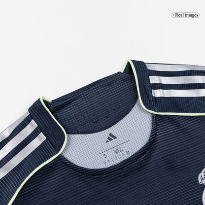 MBAPPÉ #10 Real Madrid Mens Away Soccer Jersey 2025/26 Navy - Player Version [PREMIUM]
