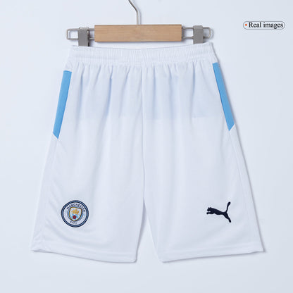 Manchester City Kids Home Soccer Full Set 2025/26 Blue