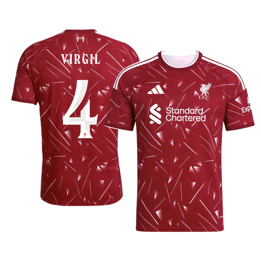 Liverpool Home Soccer Jersey 2026/27 – VIRGIL #4 – UCL
