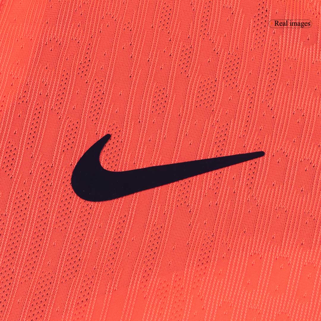 Barcelona Mens Third Away Soccer Jersey 2025/26 Orange - Player Version