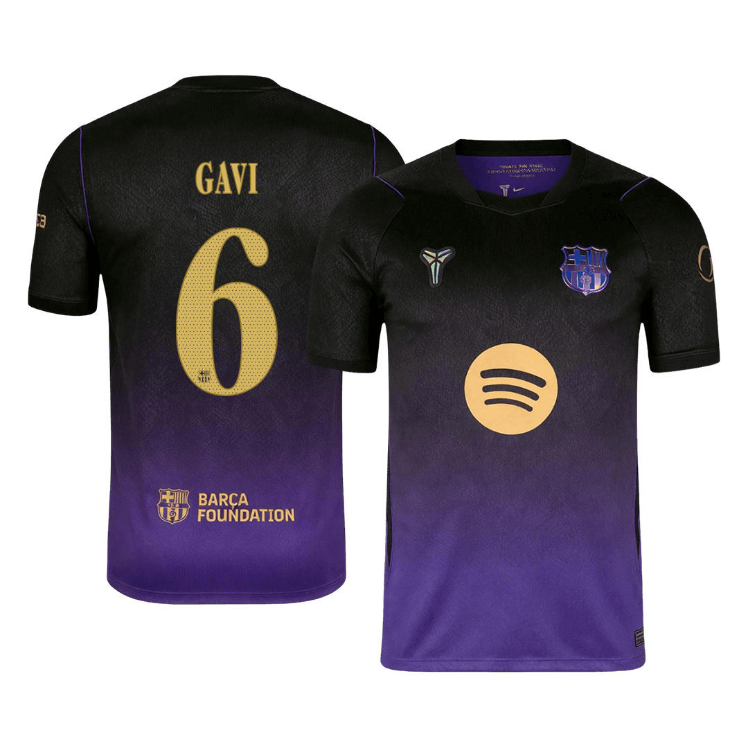 Barcelona Away Soccer Jersey 2026/27 – GAVI #6 – UCL