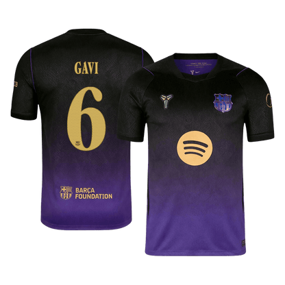 Barcelona Away Soccer Jersey 2026/27 – GAVI #6 – UCL