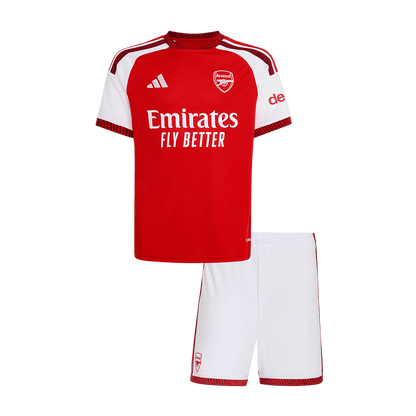 Kids Arsenal Home Soccer Jersey Kit (Jersey+Shorts) 2026/27 Red