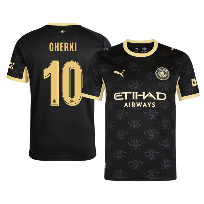 Manchester City Away Soccer Jersey 2026/27 – CHERKI #10 – UCL