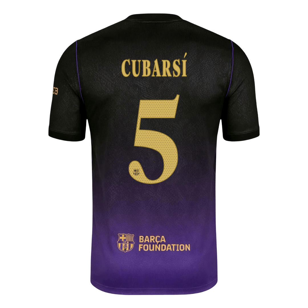 Barcelona Away Soccer Jersey 2026/27 – CUBARSÍ #5 – UCL