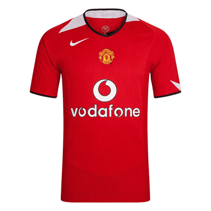 Retro Manchester United Mens Home Soccer Jersey 2004/06 Red