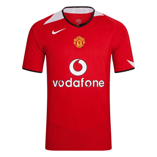 Retro Manchester United Mens Home Soccer Jersey 2004/06 Red