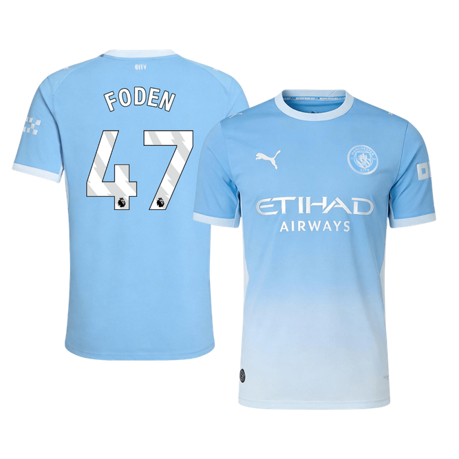 Manchester City Home Soccer Jersey 2026/27 – FODEN #47 (Player Version)