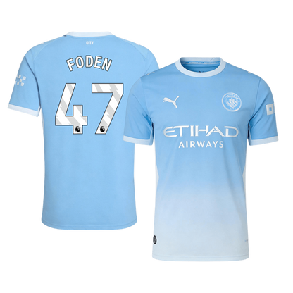 Manchester City Home Soccer Jersey 2026/27 – FODEN #47 (Player Version)