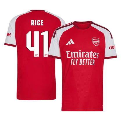 Arsenal Home Soccer Jersey 2026/27 – RICE #41 – UCL (Player Version)