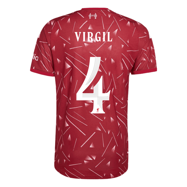 Liverpool Home Soccer Jersey 2026/27 – VIRGIL #4 – UCL (Player Version)