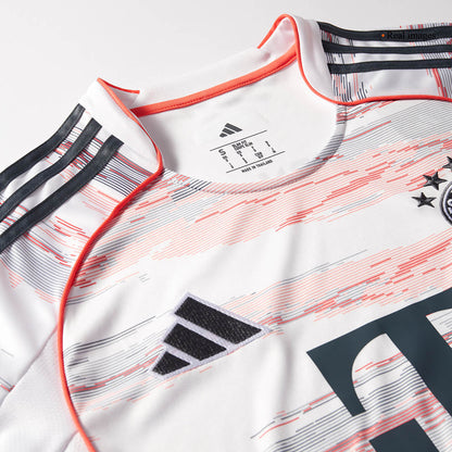 OLISE #17 Bayern Munich Mens Away Soccer Jersey 2025/26 White