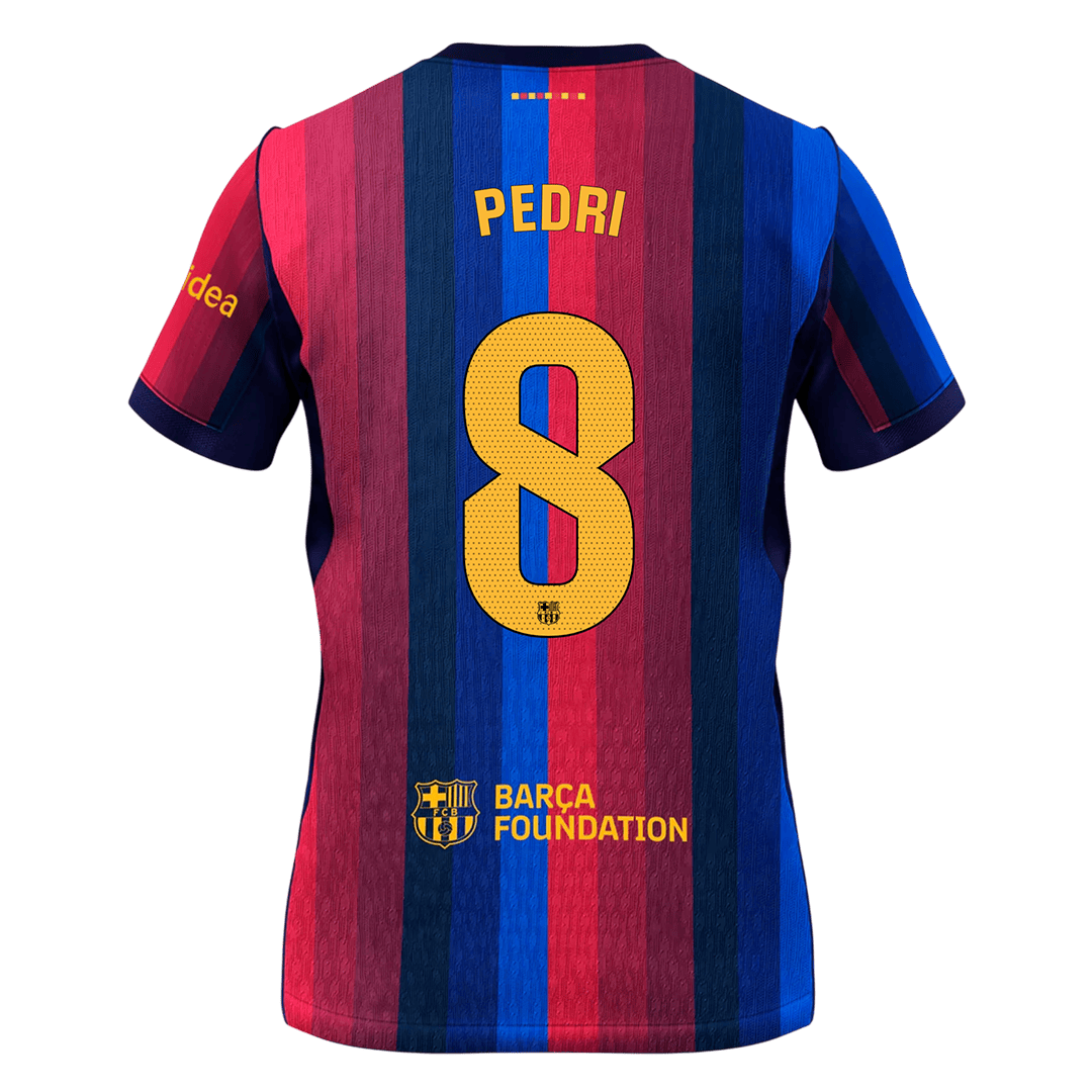 Barcelona Home Soccer Jersey 2026/27 – PEDRI #8