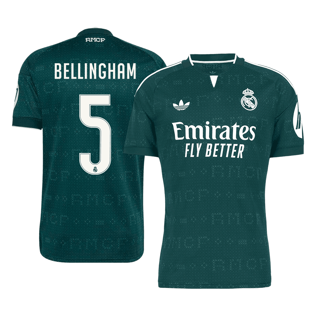 Real Madrid Away Soccer Jersey 2026/27 – BELLINGHAM #5